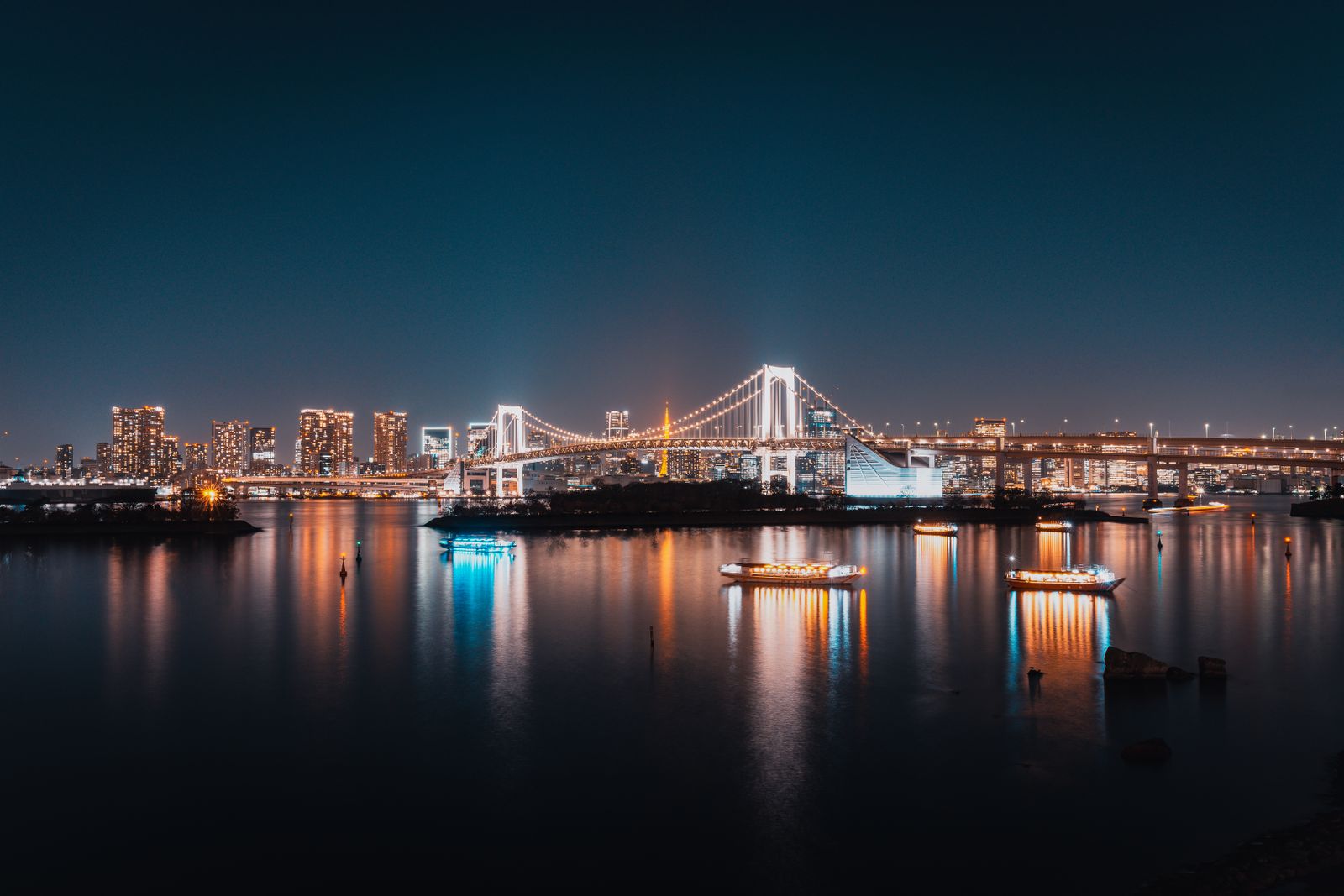 Tokyo skyline at night